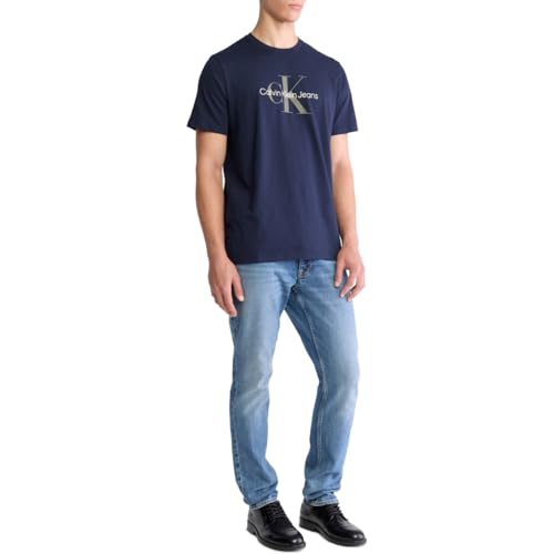 Calvin Klein Men's Monogram Logo Crewneck T-Shirt4