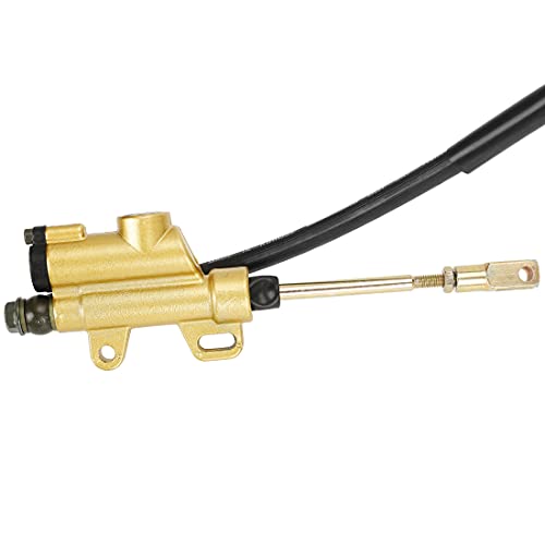 Image of FVRITO 12mm Rear Disc Hydraulic Brake Master Cylinder Caliper Assembly Pad for 70cc 90cc 110cc 125cc 140cc 150cc SSR apollo Taotao Coolster Roketa SDG 107 Pitster Pro Atomik Sikk Chinese Pit Dirt Bike