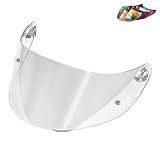 Logto Replacement Motorcycle Helmet Visor Compatible with K1 K3SV K5 K5-S Helmet Accessories (Transparent)