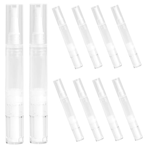 Mikinona 5ml Lip Gloss Applicator Pens Refillable Twist Pen for Cosmetics Multifunctional Makeup Containers