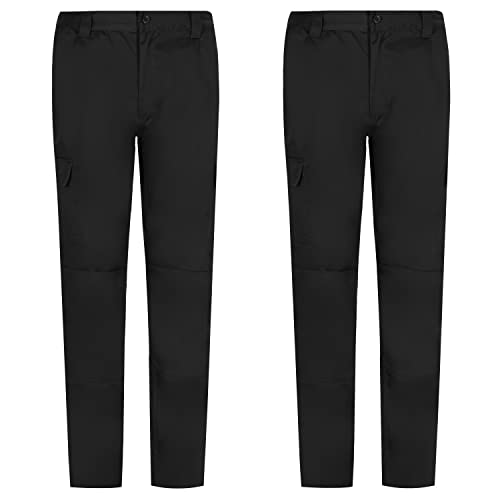 MISEMIYA Arbeitshose für Herren, 2 Stück, Schwarz, 50