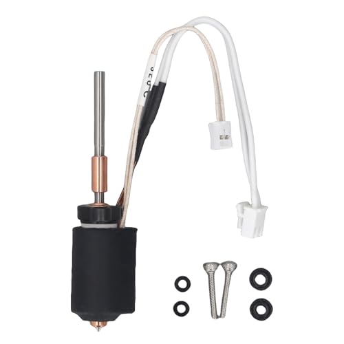 Fafeicy Hot End Replacement for Hi Combo Extruder, 360° Ceramic Heating with Integrated Nozzle, All Metal Design Ideal f