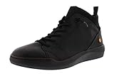Softinos Damen Sneakers BIEL549SOF, Frauen High Top Sneaker,lose Einlage, Sneaker-Stiefelette sportschuh mid-Cut,Schwarz(Black),41 EU / 7.5 UK