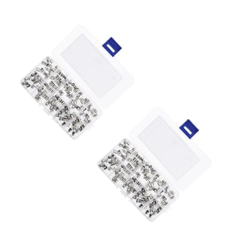 Kit Assorted de Fusibles de Vidrio 5x20mm TEHAUX 2 sets de 100 piezas para Protección contra Sobrecarga miniatura 1