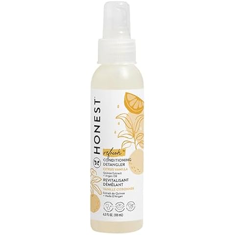 The Honest Company Conditioning Hair Detangler | Leave-in Conditioner + Fortifying Spray Cover