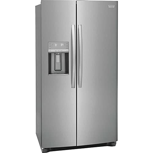 Gallery 25.6 Cu. Ft. 36" Standard Depth Side by Side Refrigerator in Smudge-Proof Stainless Steel on Fridge.com