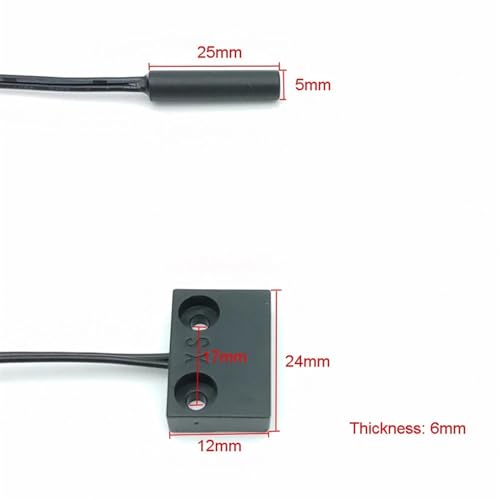 Sensor de velocidad de 2 pines para máquina de correr y podómetro cuadrado 6