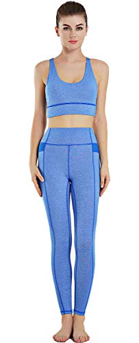 JINSEYUAN Women's High Waist Abdominal Fitness Yoga Wear Sports Suit