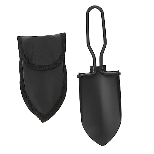 Kisangel Foldable Garden Shovel Multifunction Tool with Storage Bag for Outdoor Camping Easy to Carry Design for Digging and Planting Flowers