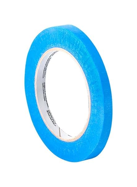 Image of 3M 2090 ScotchBlue Painters Tape, Multi-Surface Masking Tape, Medium Adhesion, Painting Wall Preparation, 0.5 inch x 60yd (Case of 48 Rolls)