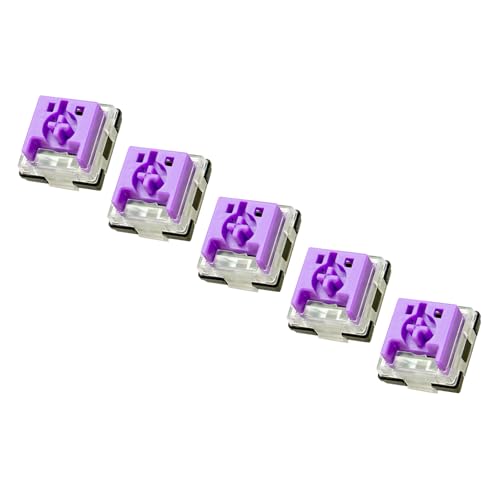 HOOLRZI Swithes ópticos retroiluminados de eje bajo para DeathStalker eSports con iluminación para jugadores profesionales y mecanógrafos