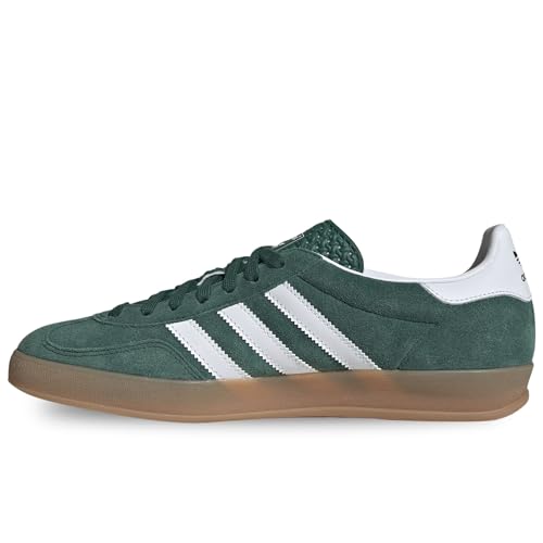 Image of adidas Gazelle Indoor Men's Sneaker's, Collegiate Green /Cloud White /Gum, Size 5