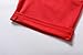 Boy's Casual Shorts Summer Drawstring Elastic Waist Solid Color Side Zipper Pockets Fashion Comfy Shorts,Red,12