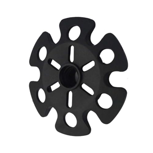 BESPORTBLE 5 Piezas Puntas De Bastones De Escalada y Trekking Puntas De Bastones De Trekking Accesorios De Esquí Polos Cesta De Esquí De Barro Consejos para Bastones De Trekking Black