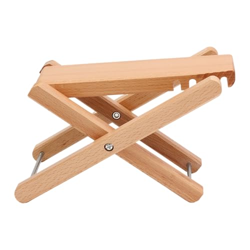Taburete de madera para guitarra, soporte plegable de madera con 4 alturas ajustables, escalón plegable para patas de guitarra, para adultos, músicos, hogar, estudio, escenario, actuaciones, bajo pipa