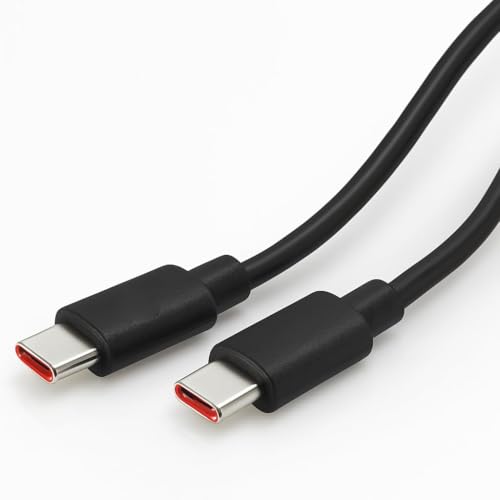 Image of Motorola Original USB-C to USB-C 6A Super-Fast Charging Cable | 68W TurboPower | Works with Moto G60, G71, G82, Edge 20 /30 /40, One Fusion+ & More