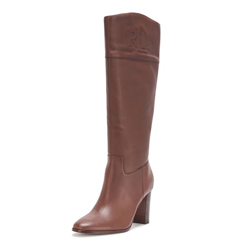 Lauren Ralph Lauren Women's Page II Burnished Leather Tall Boot