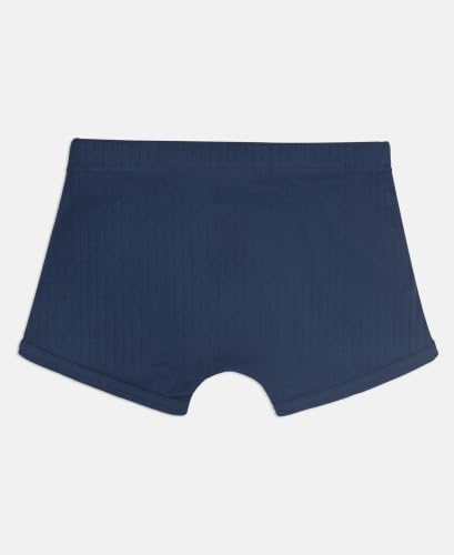 Image of Jockey 3036 Boys Super Combed Cotton Rib Fabric Solid Trunk with Front Open Fly and Ultrasoft Waistband (Pack of 3, Colors & Prints May Vary)