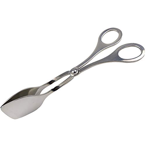 Zewoi Küchenzange zum Kochen Double Spatula Turner Steak Buffet mit Utensilien zum Grillen, Kochen von Salat und Essen Cover