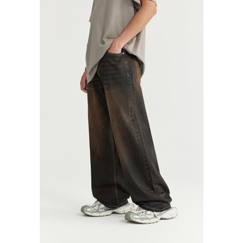 Y2k Baggy Jeans Men Vintage Hip Hop Style Skater Jeans Denim Loose Fit Dance Pants2