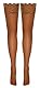 Cottelli Legwear Damen Halterlose Strümpfe, Hautfarben Hell, 2