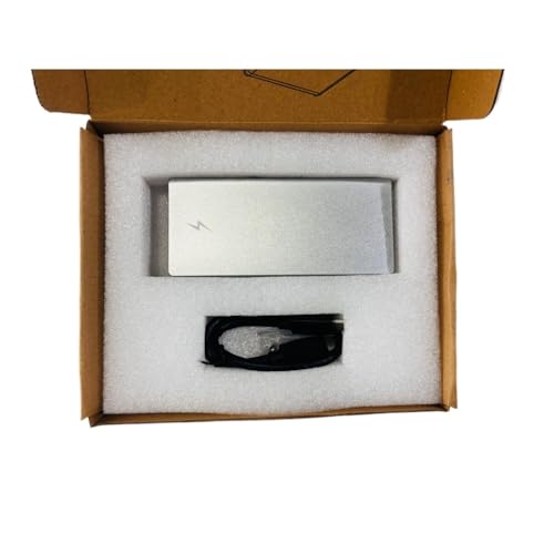 Caja externa aluminio para SSD M.2 NVMe 2280 USB4 40Gbps miniatura 1