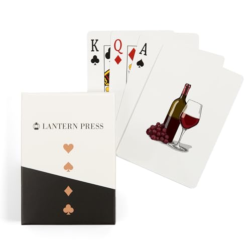 Baraja de 52 cartas tamaño póker Lantern Press