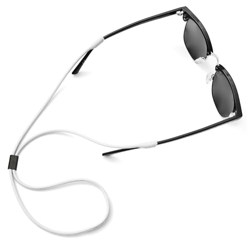 Image of Pilotfish Premium Silicone Sunglasses Strap, Adjustable Glasses Retainer with Unique Passthrough Design - Universal Fit