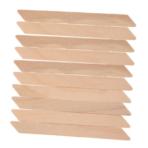 Ipetboom Hair Removal Sticks 10 Pack Wooden Applicators Precision for Eyebrows Lip Nose Face
