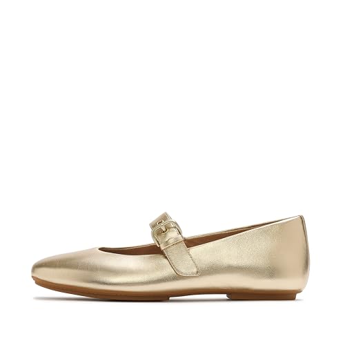 Zapatos planos Mary Jane Fitflop Delicato de piel para caminar cómoda por la ciudad