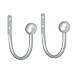 Kenney Ball End Window Curtain Holdback Pair, Antique Pewter