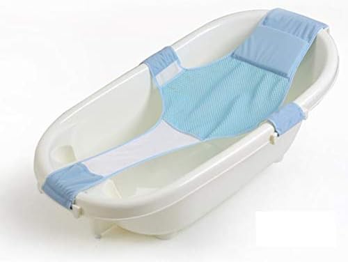 Bathtub Sling, Newborn Baby Bath Seat Support Net, Premium Bathtub Sling Shower Mesh Bathing Cradle Rings for Tub