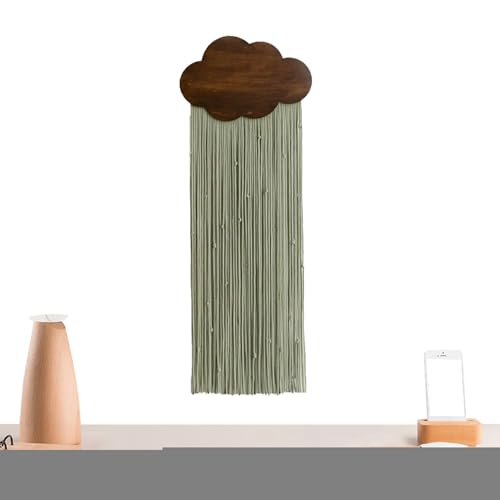 Macramé mural bohème chic de 100 cm pour salon et chambre