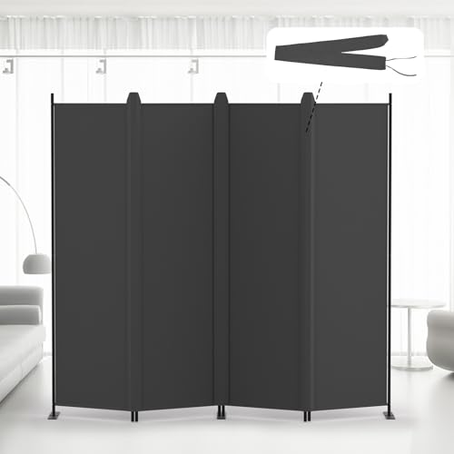 Kokorona �p�[�e�[�V���� �Ԏd�؂� 4�A �J�o�[�X�g���b�v�t�� ����180cm ��224cm �՗��p�[�e�[�V���� �X�N���[�� �܂肽���� �z�^�C�v ���� �ډB�� ��؂� �՗� �y�� �I�t�B�X ������ �O���[