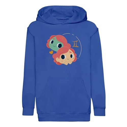 Sweat à capuche enfant Gémeaux premium en textile haut de gamme
