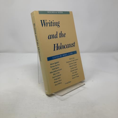 Writing and the Holocaust