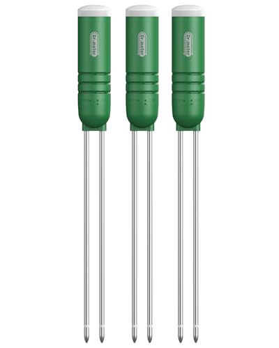 Dr.meter Igrometro per Piante, 3 Pack Sensore di Misuratore umidità Terreno Adatto per Giardinaggio, Agricoltura, Piante (Display Non Incluso, Solo Accessorio, Non può Essere Utilizzato da Solo)