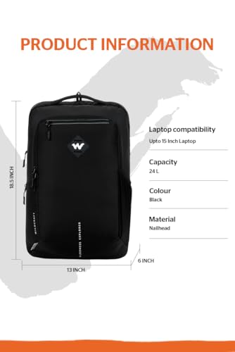 Image of Wildcraft Nimbus Large Workpack for Work and Travel | Lightweight