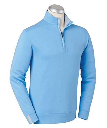 Bobby Jones Lux Pima Leaderboard Golf Pullover  Mens 1/4 Zip Pullover Golf Apparel