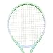 predolo Tennis Racket Featuring Comfortable Grip and Nylon Strings for Beach Practice, Green White