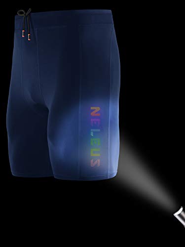 Image of Neleus Men's 3 Pack Running Compression Shorts