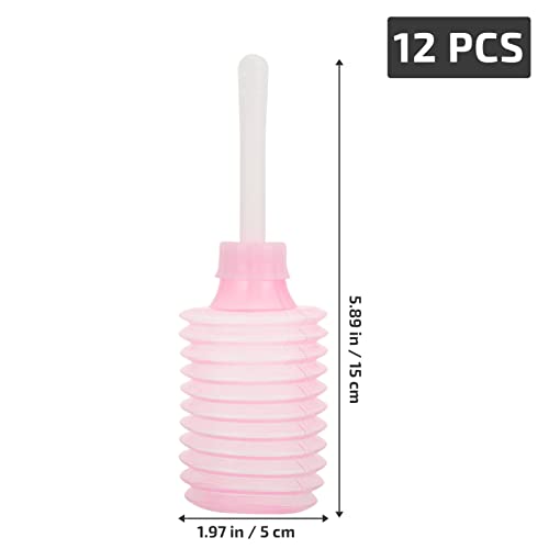 Beavorty de Limpeza de Ducha Vaginal: Ducha Anal Reutilizável Bulbo de Enema Portátil Limpador de En