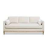 Jennifer Taylor Home Knox 84" Modern Farmhouse Performance Velvet Living Room Sofa Couch