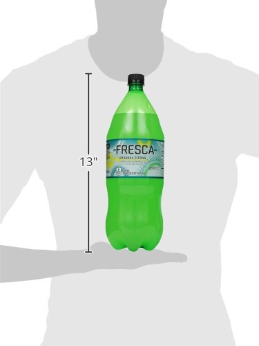 Fresca Grapefruit Citrus Sparkling Soda Water, Zero Calorie and Sugar Free, 2 Liter Bottle (Packaging may vary)