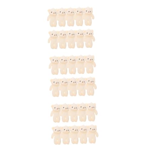 Lot de 30 mini peluches ours suspendues légères pour accessoires de clés et sacs