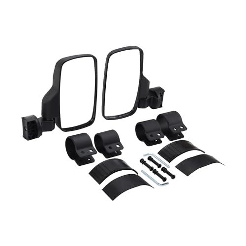 GOOFIT rectangle adjustable Offroad Black Rearview Rear View Side Mirror Replacement for Deere Gator Rhino YXZ RZR Dune Buggy beach buggy ATV UTV Arctic Cat Polaris RZR Kwasaki Teryx