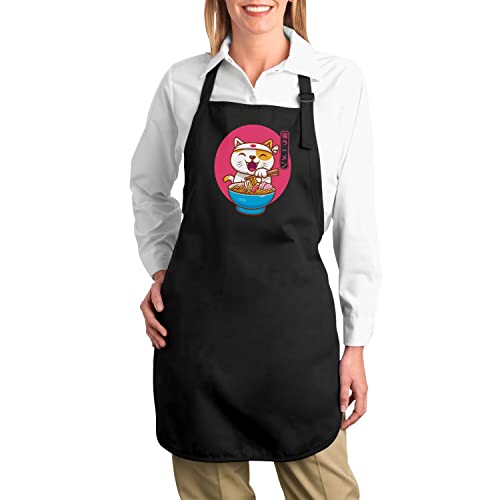 Tablier cuisine Neko Ramen chat Japon design illustration anime - 2