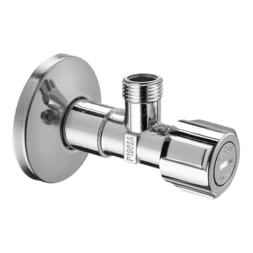 Schell 054310699 Comfort Robinet d'angle en laiton avec filtre et tige longue Chromé Ø 54 mm