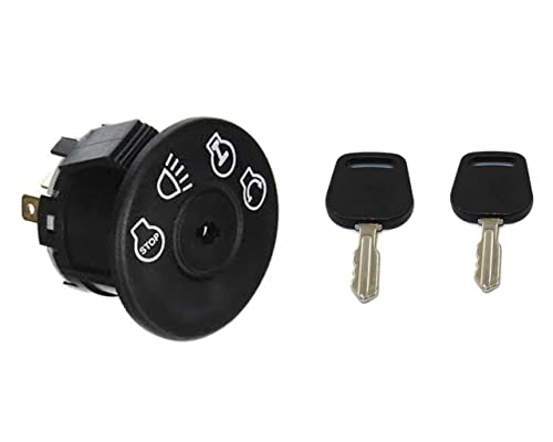 Virtionz Mwire Ignition Switch With Two Keys Replacement Compatiblereplacement For Husqvarna 532175566 || 175566 || For Riding Lawn Mowers #TOP1