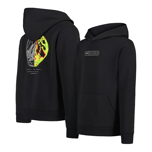 Image of Under Armour Boys' Pullover Hoodie Sweatshirt, Soft & Comfortable Fleece, Outdoor Collection